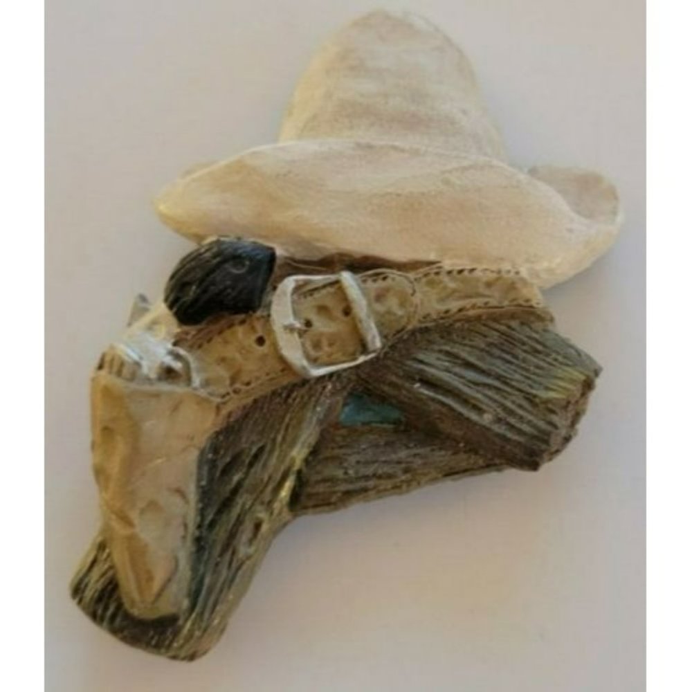 Vintage Revolver‎ in Holster with Cowboy Hat Refrigerator Magnet